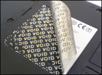 Tamper Evident Label Stock