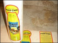 Tamper Evident Product Label