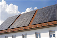 Solar Cells Powering a House