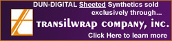 Sheeted Synthetics sold exclusively through Transilwrap