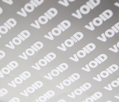 DUNMORE - tamper-evident Label Film